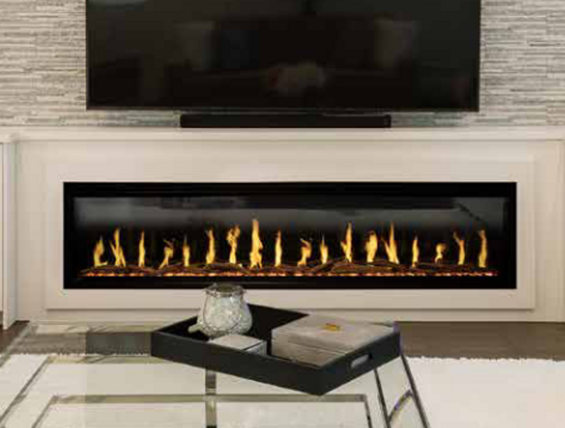 electric MODERN FLAMES Orion Slim 76"