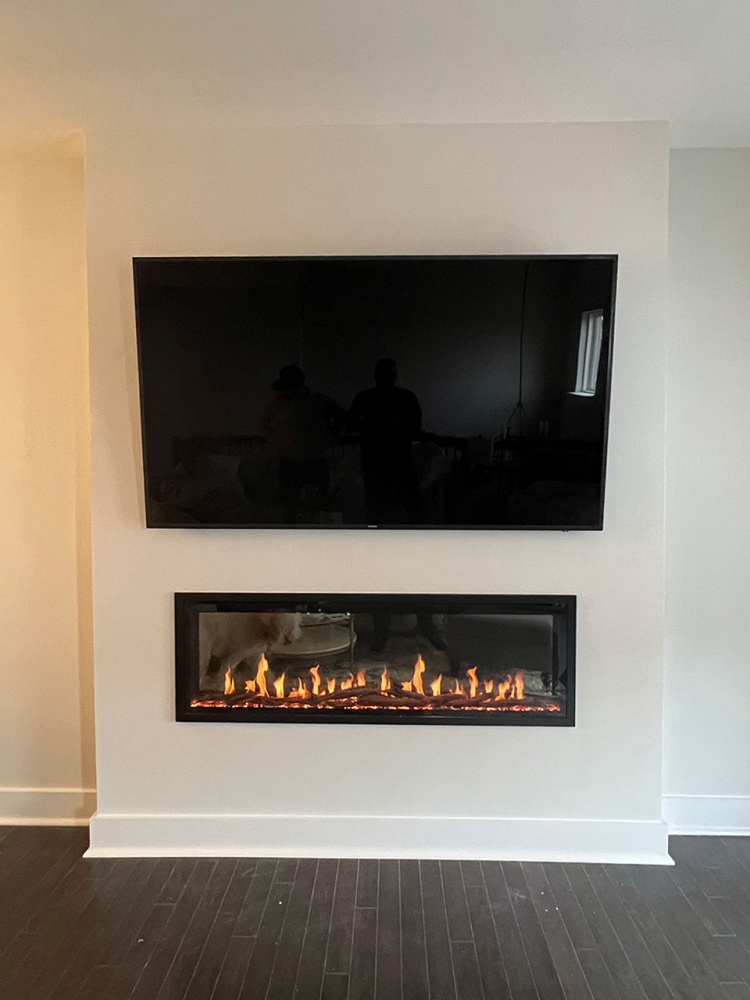 electric MODERN FLAMES Orion Slim 60"